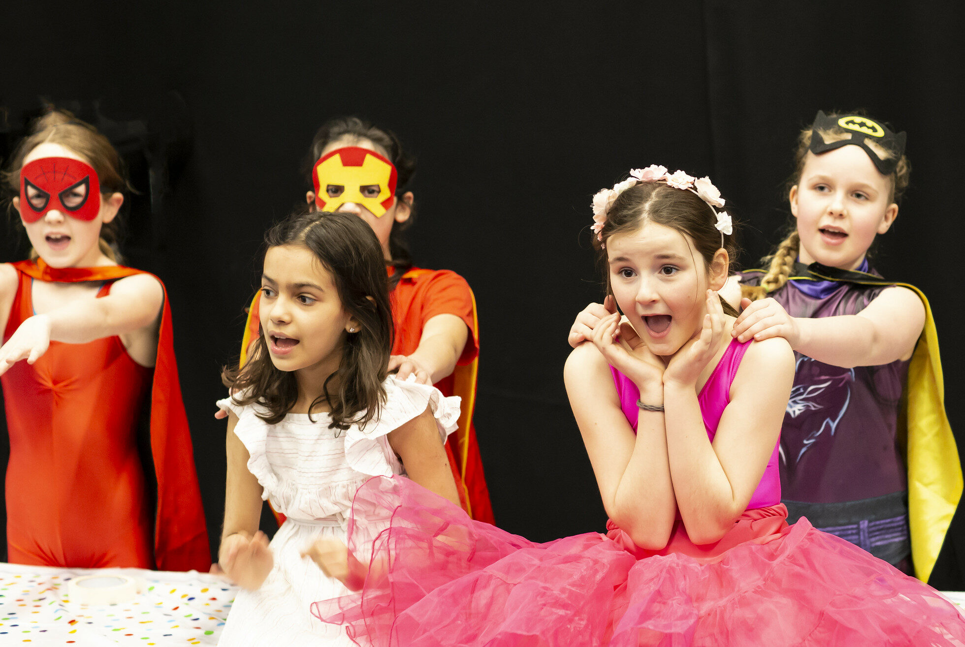 Study girls performing Matilda