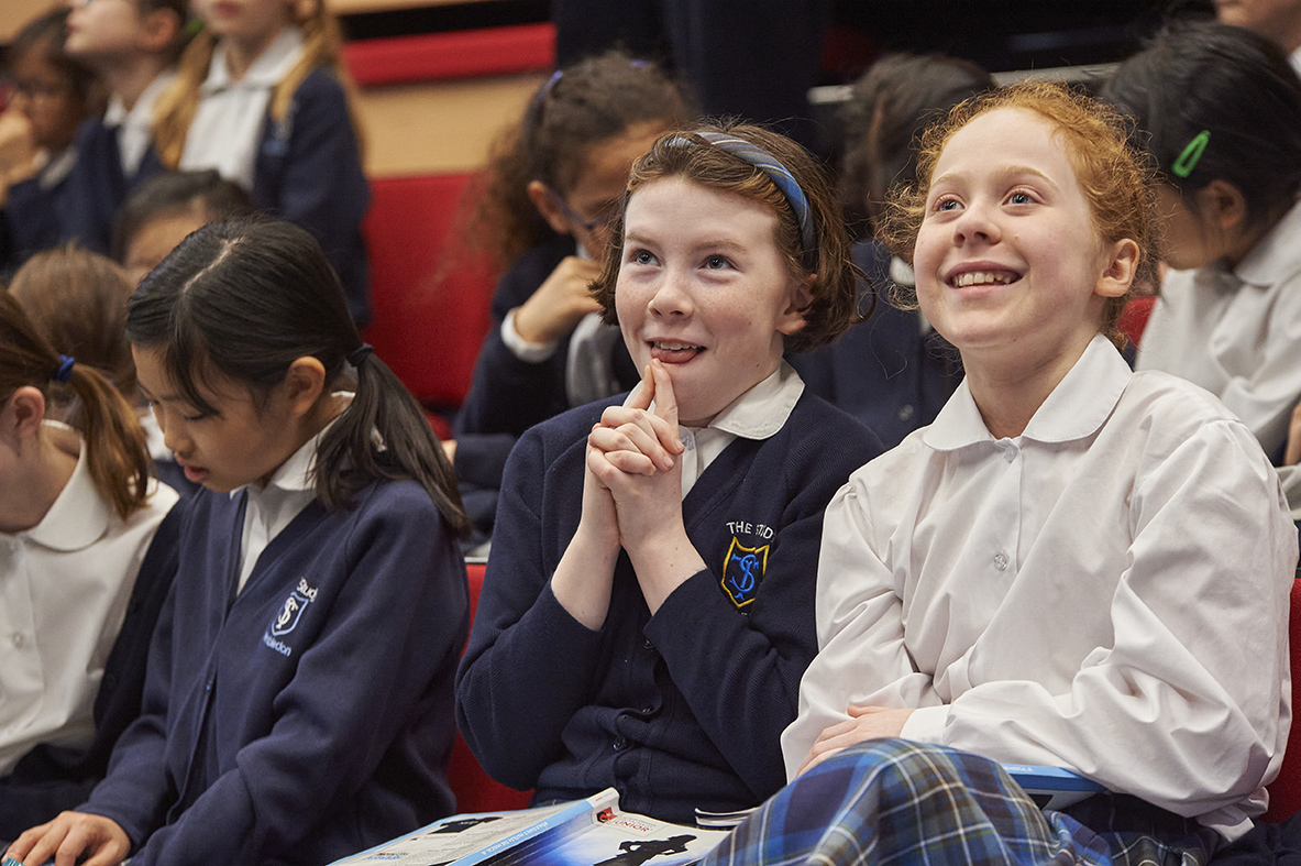 GIrls in performing arts space at Wilberforce House