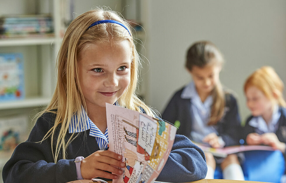 Study girls reading in Wilberforce House library