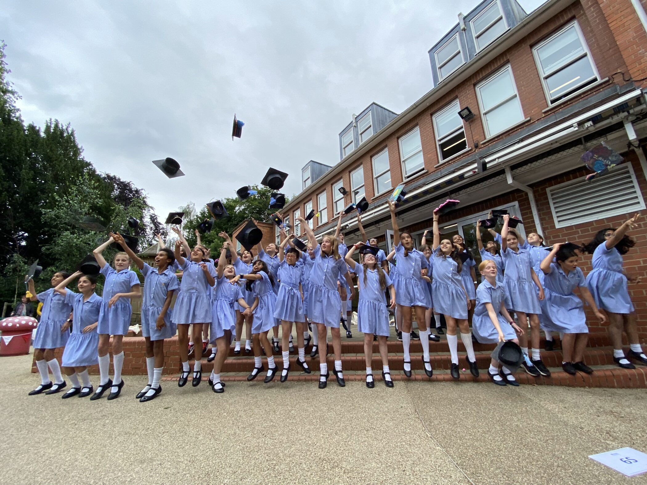 Study girls graduating